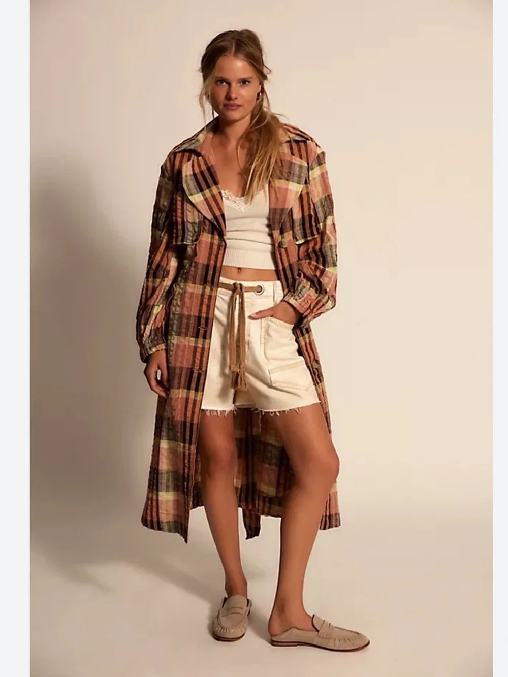 Free People Bliss Maxi Trench